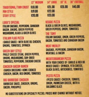 Luigis Pizza Of Appleton menu