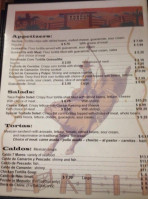 Taqueria El Rodeo menu