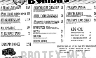 Bomba's Bbq outside