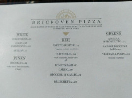 Carini Brick Oven Cafe menu
