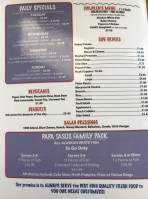 Papa Tasos Seafood And Gyro menu