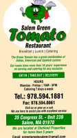 Salem Green Tomato food