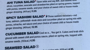 Rock N Roll Sushi Midtown menu