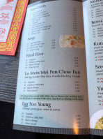 King's Chef Chinese Food menu