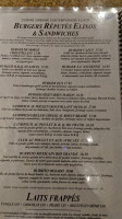Restaurant Elixor-Laval menu