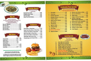 Kam's Cuisine menu