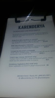 Karenderya menu