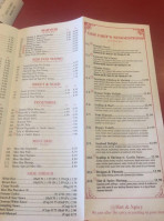 China Gourmet menu