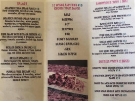 The Mason Jar Pub menu