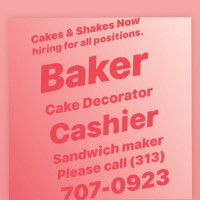 Cakes And Shakes food