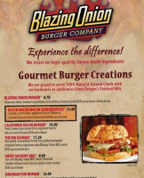 Blazing Onion Burger Company food