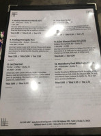 Hiatus Brewing Company menu