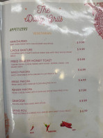 Daily Grill Indian menu