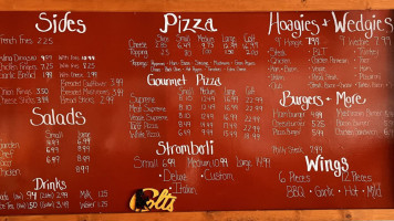 Young's Pizza Wings menu