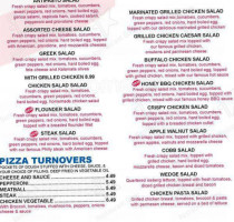 Pepperoni Pizza Grill menu