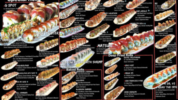 Sushi Twister menu