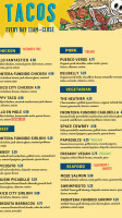 Tacodeli West menu
