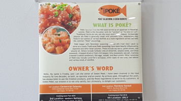 Sweet Poke food