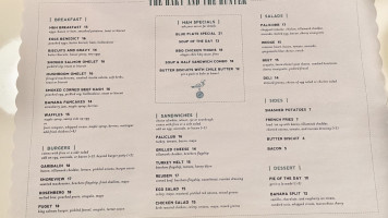 The Hart And The Hunter Seattle menu