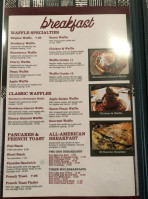 Waffle Shop menu
