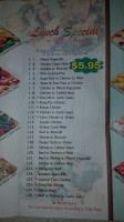 China One menu