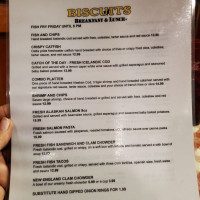 Biscuits Tempe menu