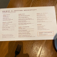 Mowry Cotton menu