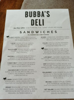 Bubba’s Deli food