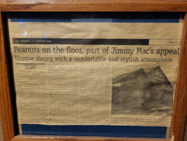Jimmy Macs Roadhouse menu
