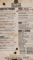 Crockery Creek Saloon menu