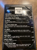 Laufer's Pub menu
