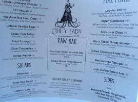 Grey Lady Aspen menu