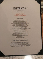 District 118 Kitchen and Bar menu