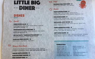 Little Big Diner menu