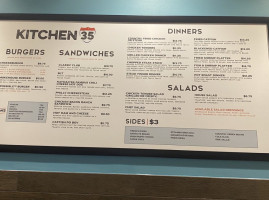 Kitchen 35 menu