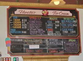 Horatio's Homemade Ice Cream food