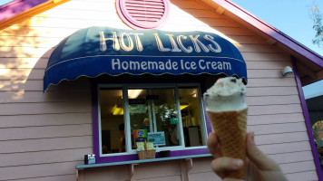 Hot Licks Homemade Ice Cream food