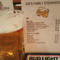 Joes Family Steakhouse food