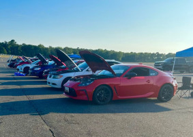 New Jersey Motorsports Park outside