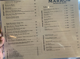Marrow menu