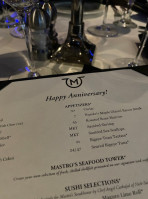Mastro's Ocean Club Fort Lauderdale menu