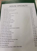 Tasty House menu