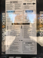 Brick Spoon Orange Beach menu