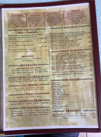 Tia Juanita's Mexican menu