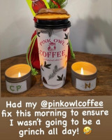 Pink Owl Coffee inside
