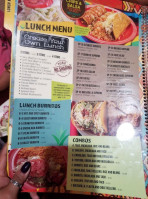 Blue Agave Méxican menu