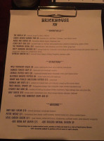 Brickhouse 737 menu