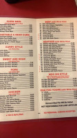 Wok and Roll Chinese menu