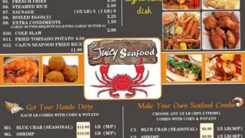 La Juicy Seafood menu
