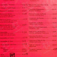 Taqueria Gonzalez menu